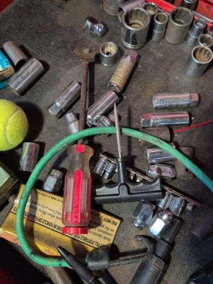 Various sockets, washers, and more