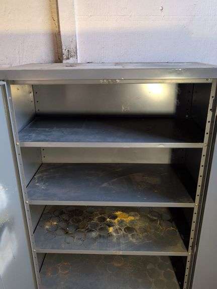 Metal storage cabinet - 3’ x 18” x 73”