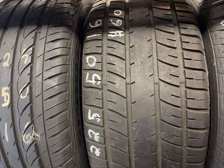 (4) tires like new - (3) 225/50/16 and (1) 225/55/16