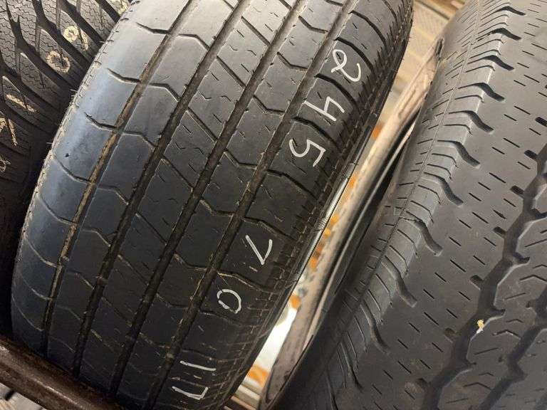 (2) tires like new - 245/70/17 and 275/70/18