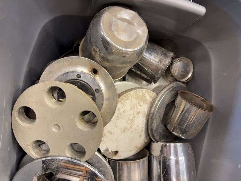 Tote miscellaneous hub caps and parts -American Racing, Ultra, Boyd’s and more