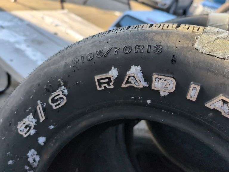 (9) miscellaneous tires in good condition - see photos