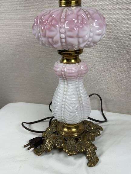 Fenton Rose Lamp. Beautiful Piece!!