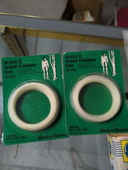 Weed trimmer string, wiper aids, and more