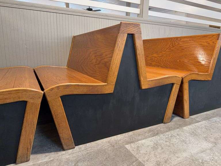 Wooden Dining Booths