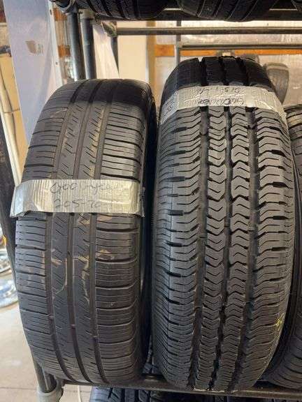 (2) tires like new - 205/70/16 and 215/75/16