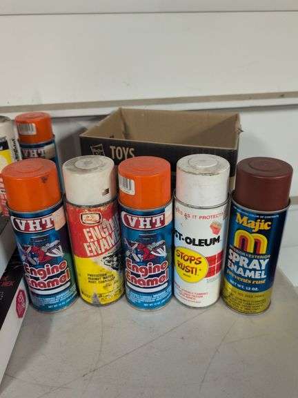 Electrical tape, engine enamel, new spark plugs, and more