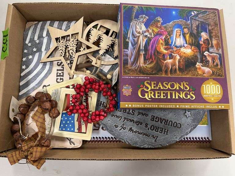 CHRISTMAS ORNAMENTS,PUZZLE, MEMORY STONE, & more- ALL NWT