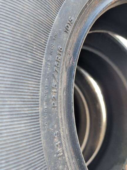 (5) miscellaneous tires in good condition - see photos