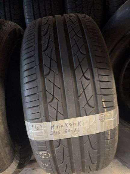(4) tires like new - 245/50/16
