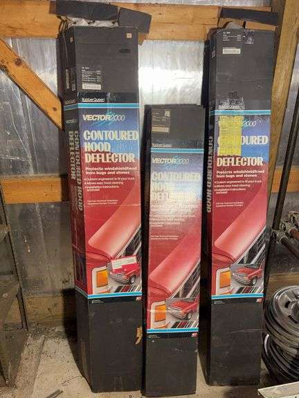 (3) Vector 2000 contoured hood deflector - see photos