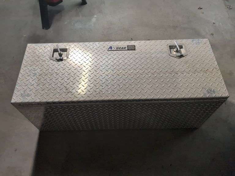 AW Gear aluminum toolbox for truck bed