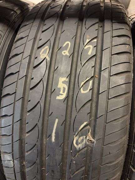 (4) tires like new - (3) 225/50/16 and (1) 225/55/16