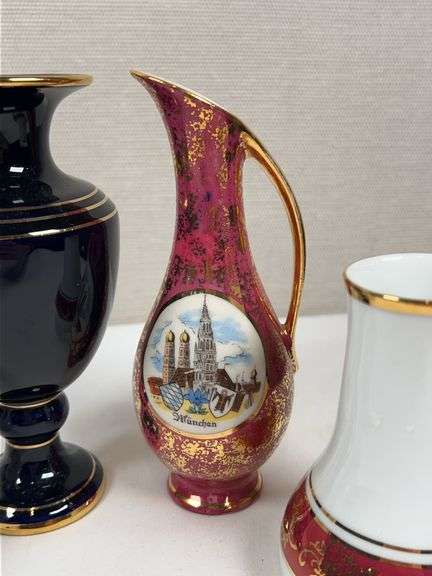 ASSORRTED GERMAN VASES