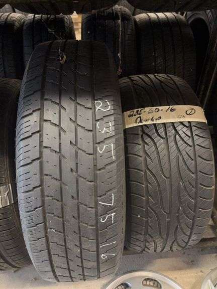 (2) tires like new - 235/50/16 and 235/75/16