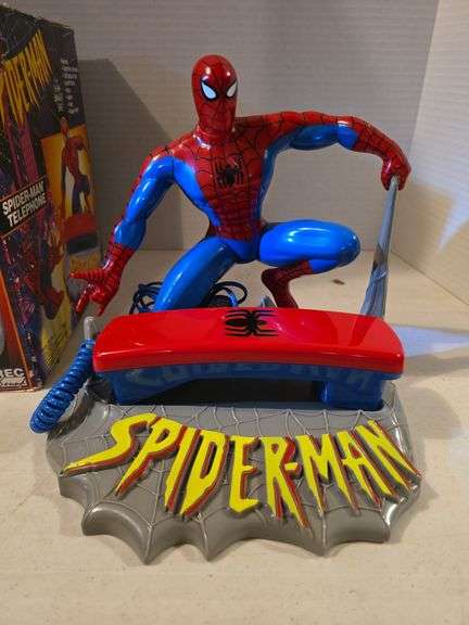 MARVEL COMICS SPIDER-MAN TELEPHONE WITH BOX