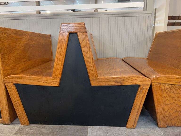Wooden Dining Booths