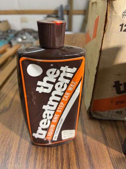 Assortment of steel wool and car wax