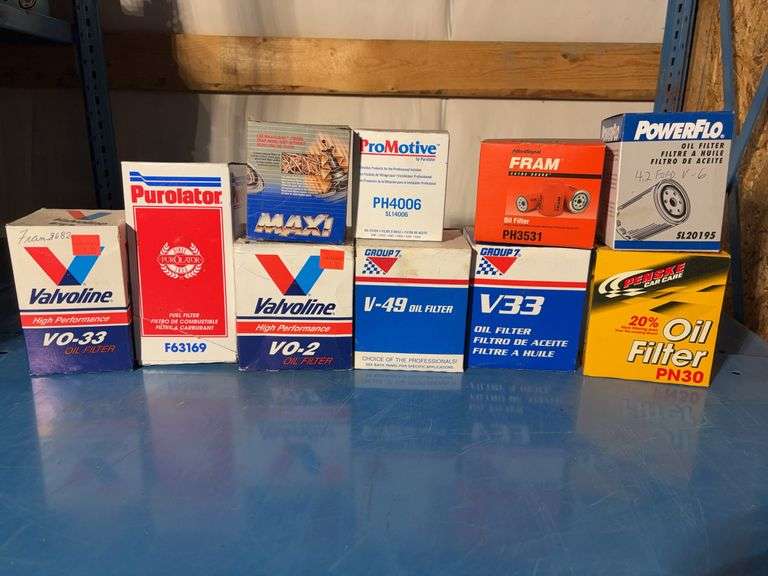 (10) Oil filters -Penske, Fram, Powerflo and more