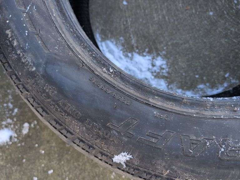 (6) miscellaneous tires in good condition - see photos