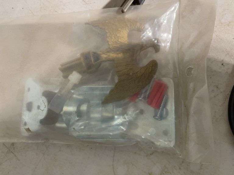 Work light, outlet cover, (6) mostly full spray cans, Color coat and Engine Enamel