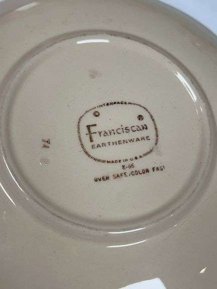 FRANCISCAN PLATES AND MUGS