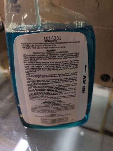 (4) bottles of glass cleaners