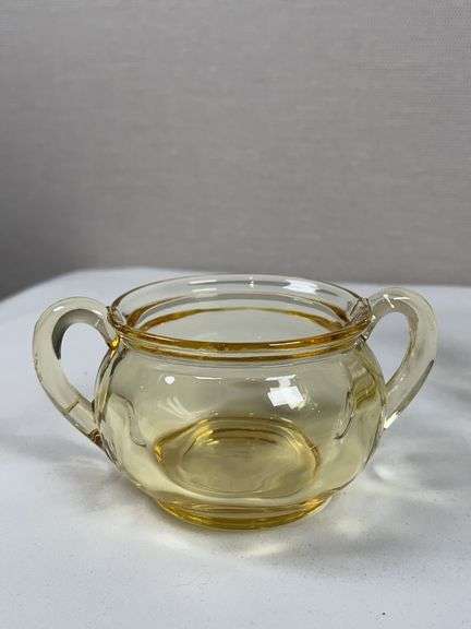 HEISEY GLASS CREAM SUGAR