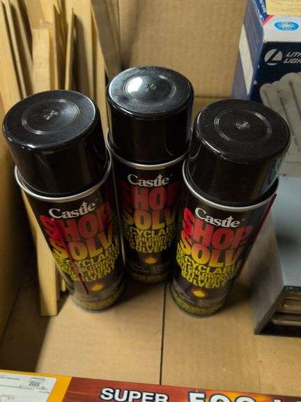 Fog lamp, solvents, light bulbs, and more