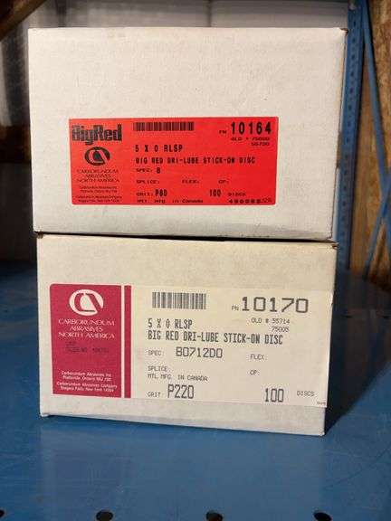 (2) Big Red Dri-Lube stick-on Discs -In box
