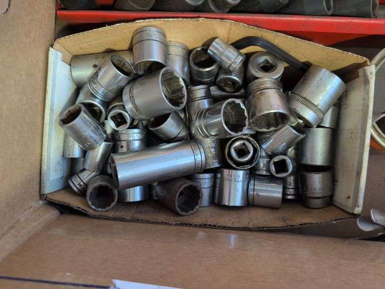 Assortment of sockets and tools - see photos