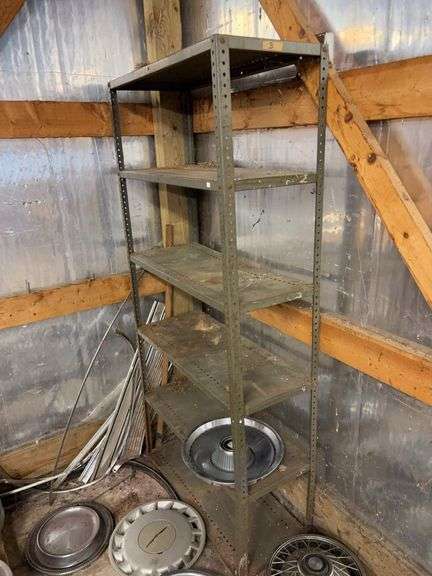 Metal shelving - 36" x 14.5" x 75"