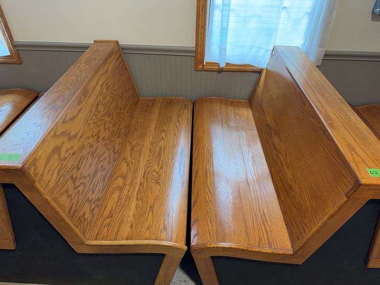 Wooden Dining Booths