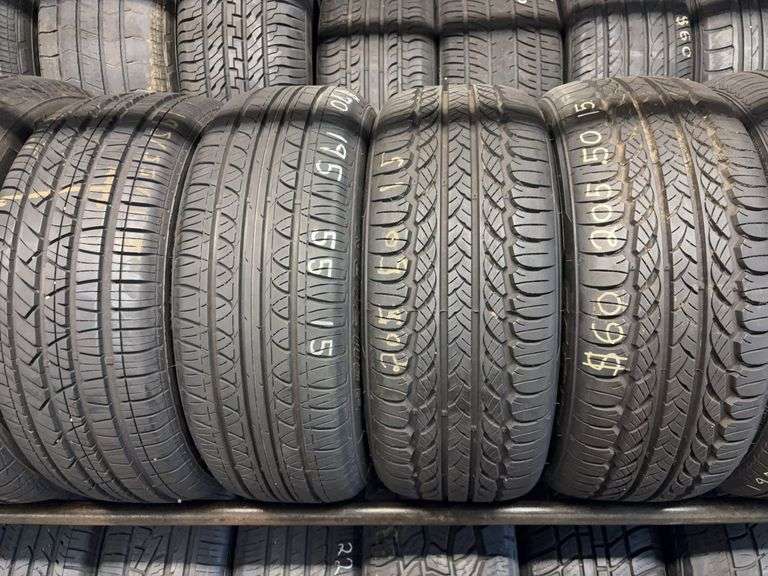 (2) sets of matching 15" tires like new - see photos