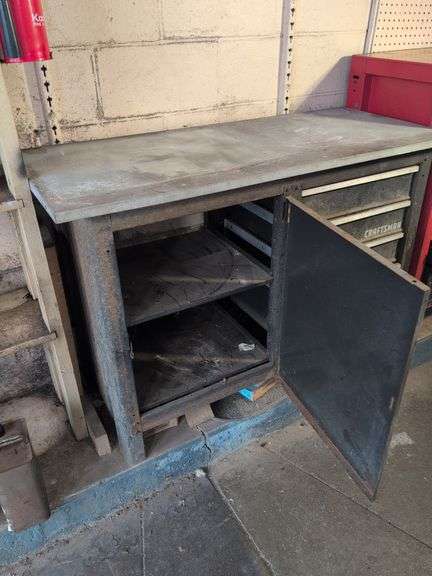 Black Craftsman tool chest - 4’ x 20” x 35” tall