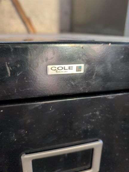 Cole metal filing cabinet - 15” x 27” x 53”