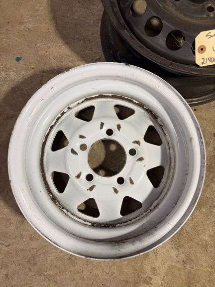 (4) miscellaneous wheel rims - 13", 14", 15" Toyota, and 17"