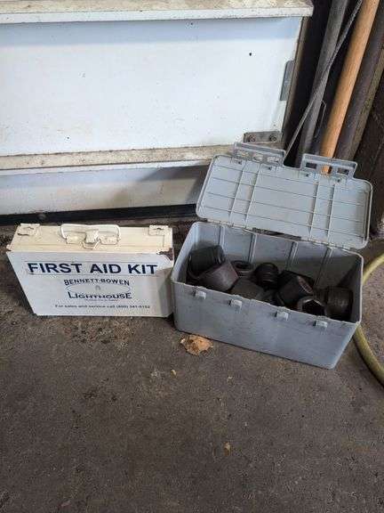 Sockets and first aid kit