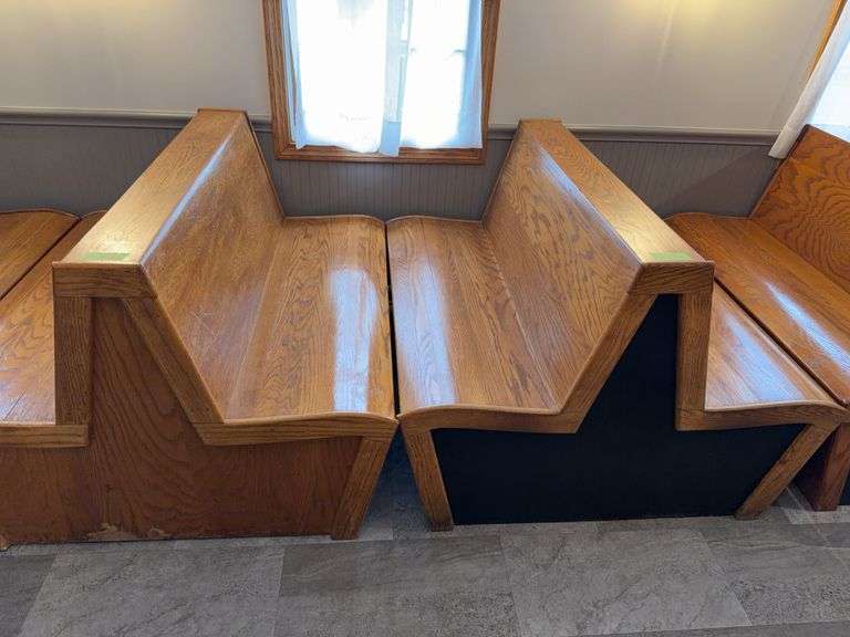 Wooden Dining Booths