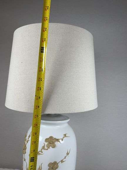 Hollywood Regency Chinoiserie Porcelain Table Lamp