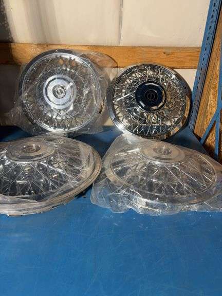 (4) matching Special edition 13” wire wheel covers