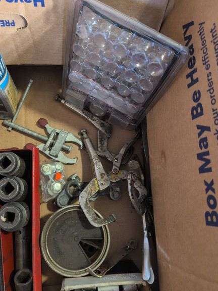 Assortment of sockets and tools - see photos