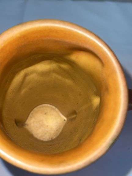 ROSEVILLE WATER LILLY POTTERY VASE 72-6