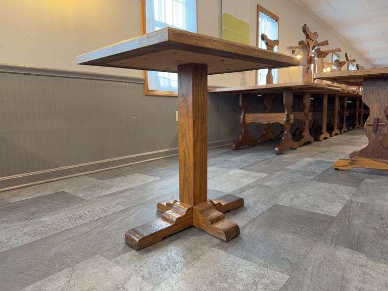 2’ Wood Dining Table