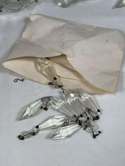 HEISEY GLASS CANDLESTICKS