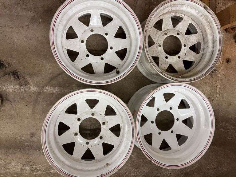 (4) 14” wheel rims -see photos
