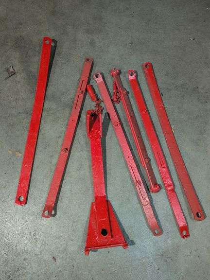 Miscellaneous red metal parts