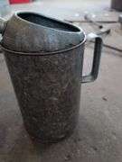 (2) metal oil cans/pitchers
