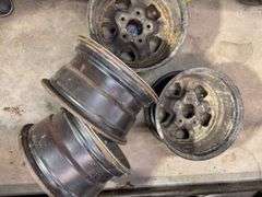 (4) 14” wheel rims -see photos