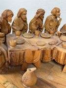 EXQUISITE HAND CARVED LAST SUPPER